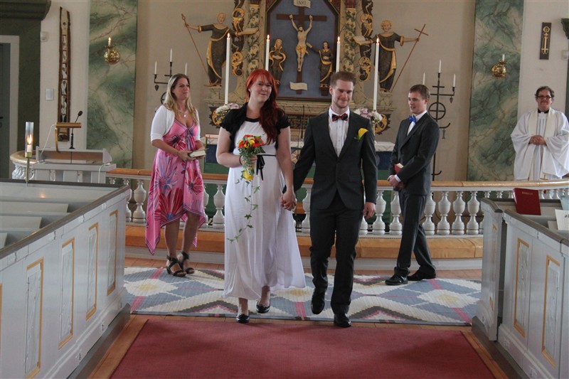 Bröllop i Slätthögs kyrka